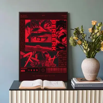 Hot Anime Berserk Eyes Guts Wall Art