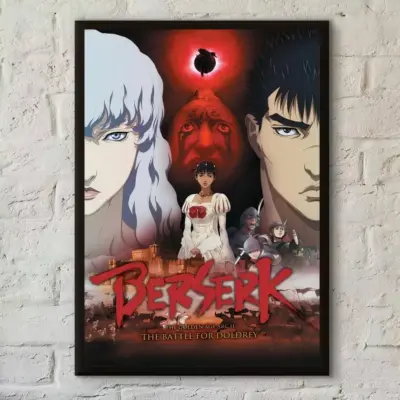 Anime Berserk Guts And Griffith Unique Wall Art