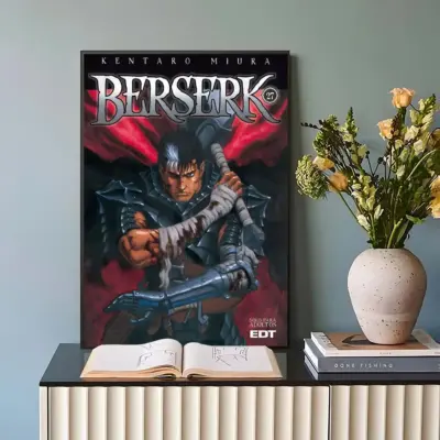 Anime Berserk Guts Swordsman Wall Art