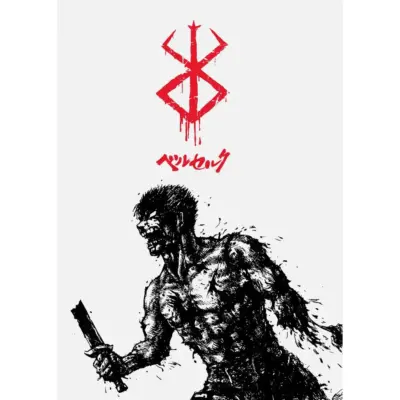 Anime Berserk Logo Bassic Poster