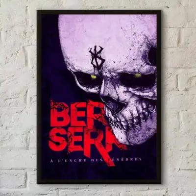 Hot Anime Berserk The Black Swordsman Wall Art