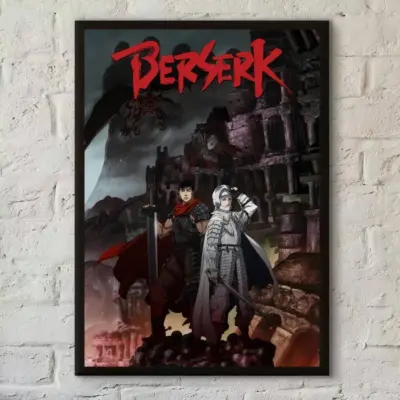 Anime Berserk Guts And Griffith Wall Art