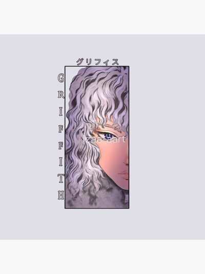 Alternative view of Anime Berserk Griffith Scribble Hawk Throw Pillow