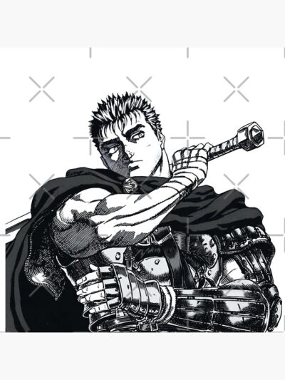Alternative view of The Black Swordsman Rage Against Fate Shower Curtain