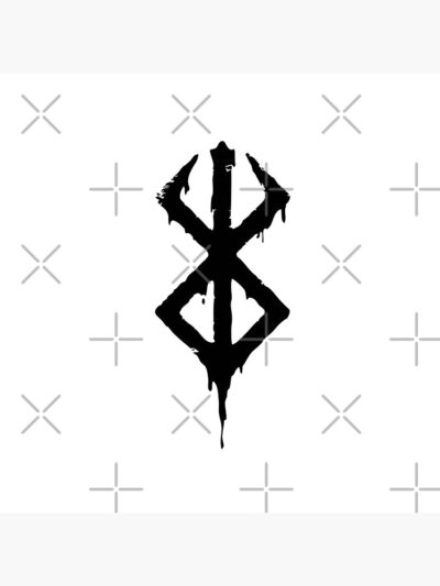 Alternative view of Bersek Anime Logo Bassic Shower Curtain