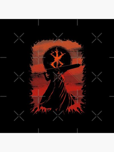 Alternative view of Berserk The Struggler Guts Retro Design Shower Curtain