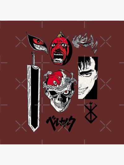 Alternative view of New Design Berserk Identification Shower Curtain