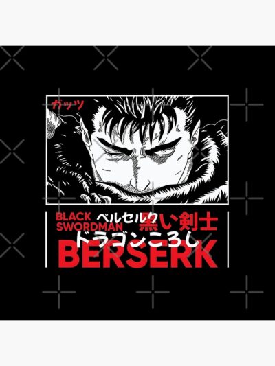 Alternative view of Anime Berserk Guts Depressed Swordman Shower Curtain
