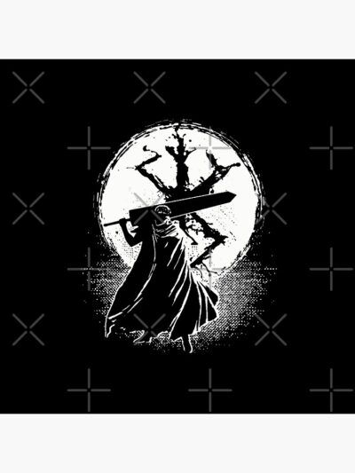 Alternative view of Anime Berserk Black Swordsman Eclipse Tapestry