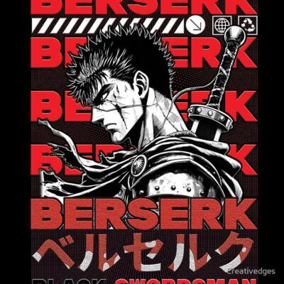 Alternative view of Anime Berserk Guts The Cursed Wanderer Tote Bag