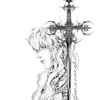 Alternative view of Anime Berserk Griffith Character Bassic Tote Bag