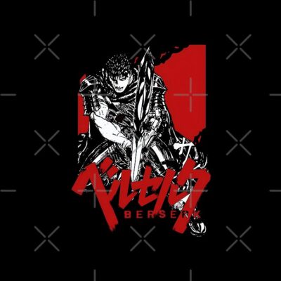 Alternative view of Anime Berserk Guts Black Swordsman Vintage Design Tote Bag