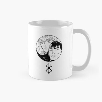 Guts And Griffith Eclipse Profile Berserk Manga Mug