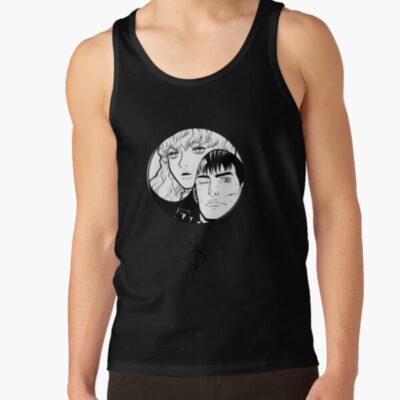 Alternative view of Guts And Griffith Eclipse Profile Berserk Manga Tank Top