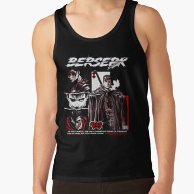 Hot Design Anime Bersrek Black Swordsman Tank Top