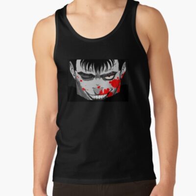 Alternative view of Berserk Guts Cursed Man Tank Top