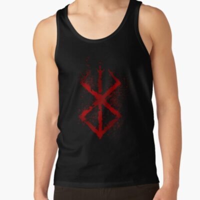 Anime Bersrek Logo Design Tank Top