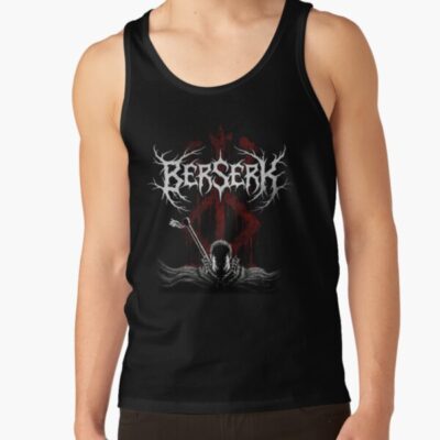 Berserk Guts Black Swordsman Vintage Design Tank Top