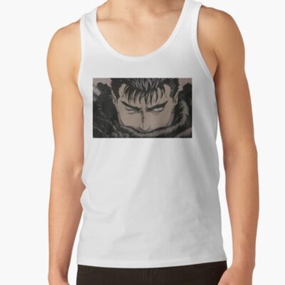Alternative view of Berserk Guts The Black Swordsman Retro Design Tank Top