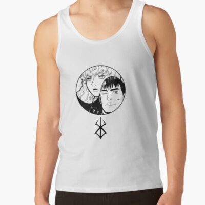 Guts And Griffith Eclipse Profile Berserk Manga Tank Top