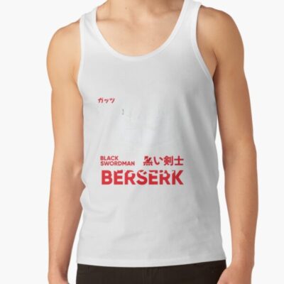 Alternative view of Berserk Guts Depressed Swordman Tank Top