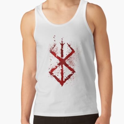 Alternative view of Anime Bersrek Logo Design Tank Top