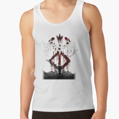 Alternative view of Berserk Guts Black Swordsman Vintage Design Tank Top