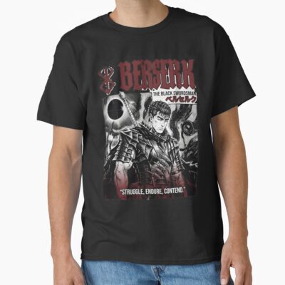 Best Selling Berserk The Black Swordsman T-shirt