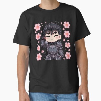 Alternative view of Berserk Guts Chibi Cute Fighter T-shirt