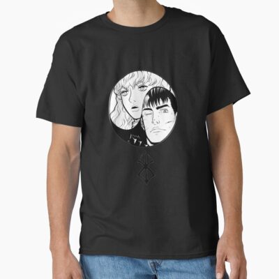 Alternative view of Guts And Griffith Eclipse Profile Berserk Manga T-shirt