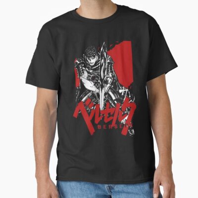 Hot Design Berserk Guts Black Swordsman T-shirt