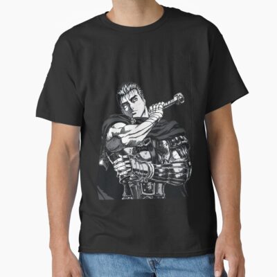 Alternative view of The Black Swordsman Rage Against Fate T-shirt