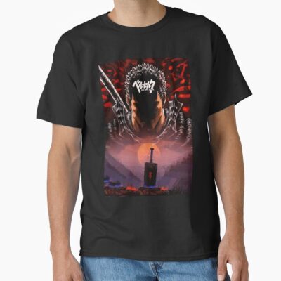Anime Berserk Guts Descent Top Hell T-shirt