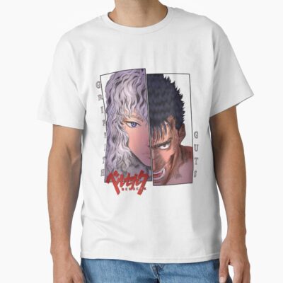 New Collection Berserk Doodle Black And White T-shirt