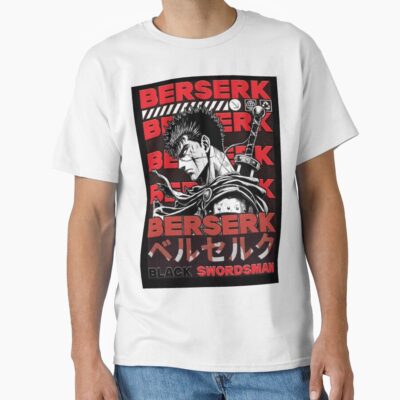 Alternative view of Berserk Guts The Cursed Wanderer T-shirt
