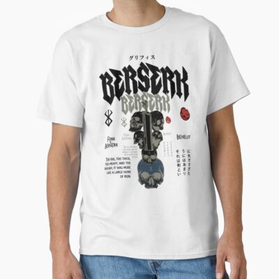 New Collection Anime Bersrek Design T-shirt