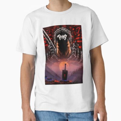 Alternative view of Anime Berserk Guts Descent Top Hell T-shirt