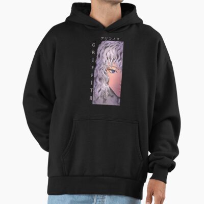 Alternative view of Berserk Griffith Scribble Hawk Hoodie
