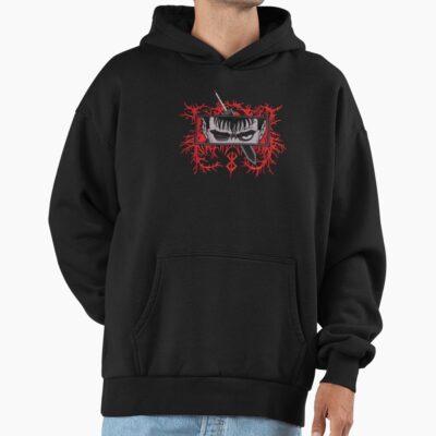 Alternative view of Berserk Guts Bassic Design Hoodie
