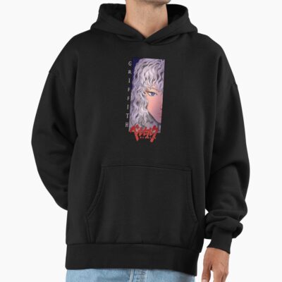 Alternative view of Berserk Griffith Doodle The White Hawk Hoodie