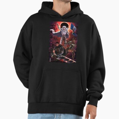 Alternative view of Berserk Guts And Griffith Eclipse Hoodie