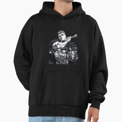 Alternative view of The Black Swordsman Rage Against Fate Hoodie