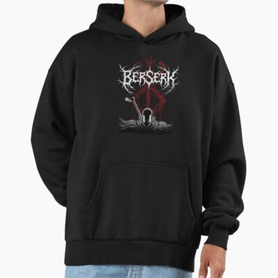 Berserk Guts Black Swordsman Vintage Design Hoodie