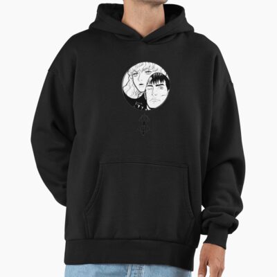 Alternative view of Guts And Griffith Eclipse Profile Berserk Manga Hoodie