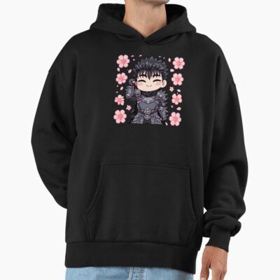 Alternative view of Berserk Guts Chibi Cute Fighter Hoodie