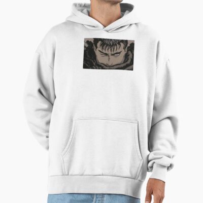 Alternative view of Berserk Guts The Black Swordsman Retro Design Hoodie