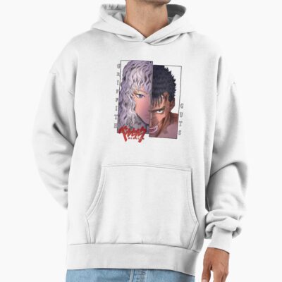 New Collection Berserk Doodle Black And White Hoodie