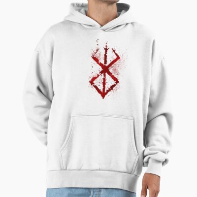 Alternative view of Anime Bersrek Logo Design Hoodie