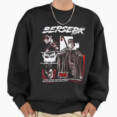Hot Design Anime Bersrek Black Swordsman Sweatshirt