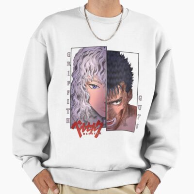 New Collection Berserk Doodle Black And White Sweatshirt